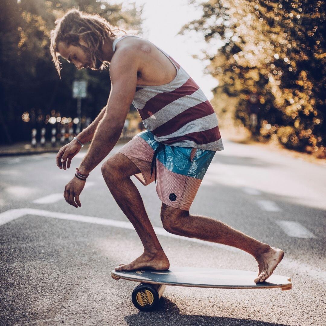 Deska do balansowania TRICKBOARD CLASSIC MANDALA z czarnym wałkiem TÜV 2/5