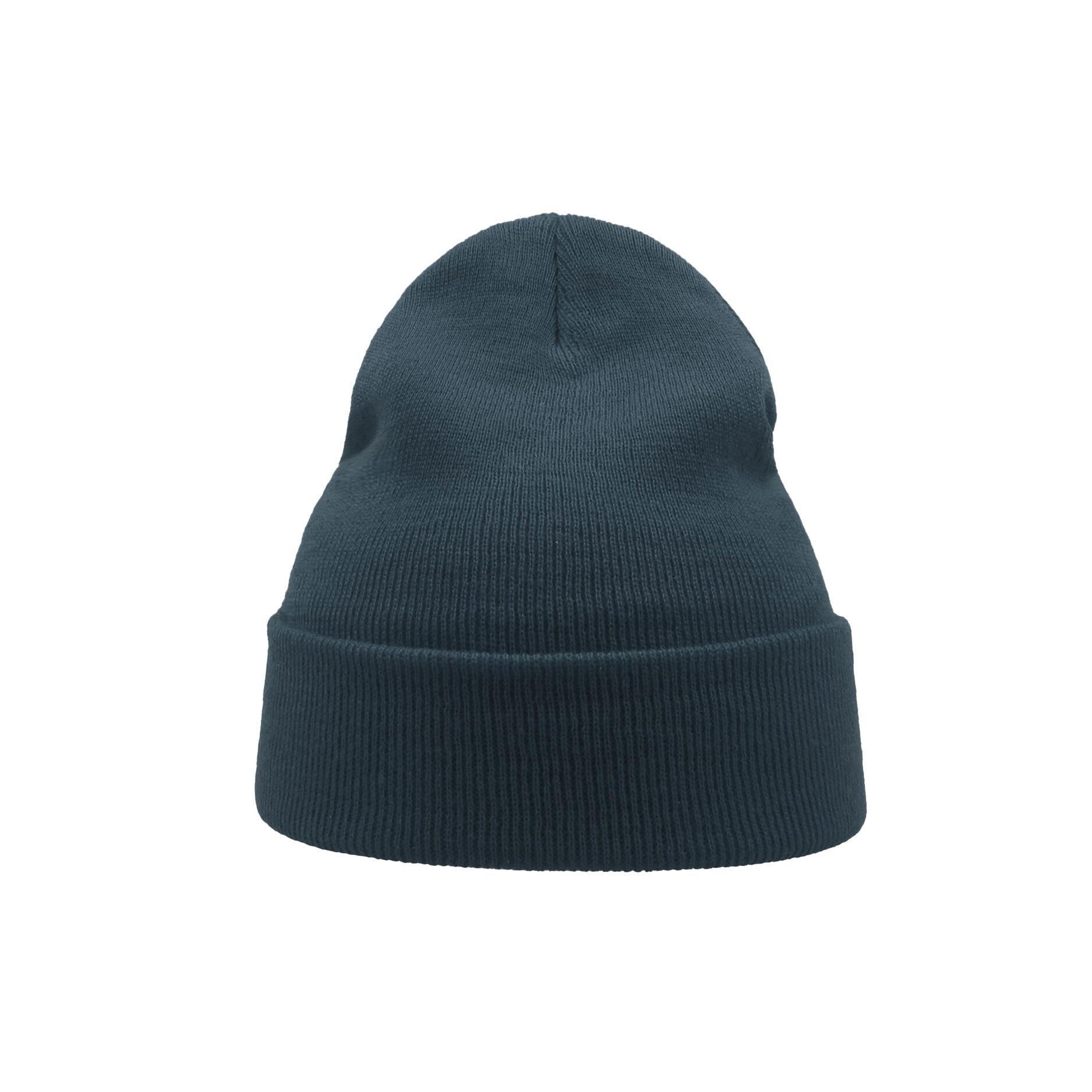 Wind Double Skin Beanie With Turn Up (Petrol) 3/3