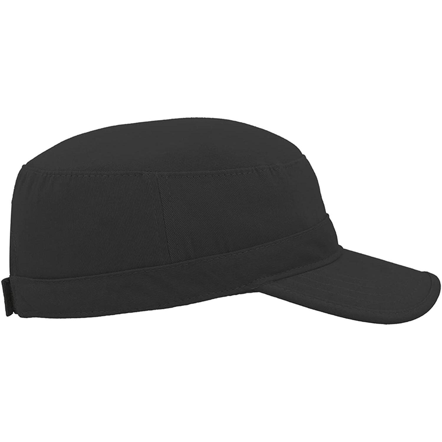 Tank Brushed Cotton Military Cap (Pack of 2) (Black) 4/4