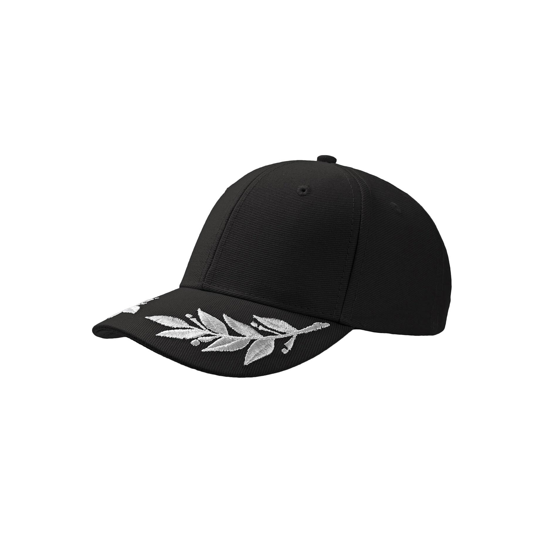 Winner Laurel Embroidered Cap (Black) 1/4