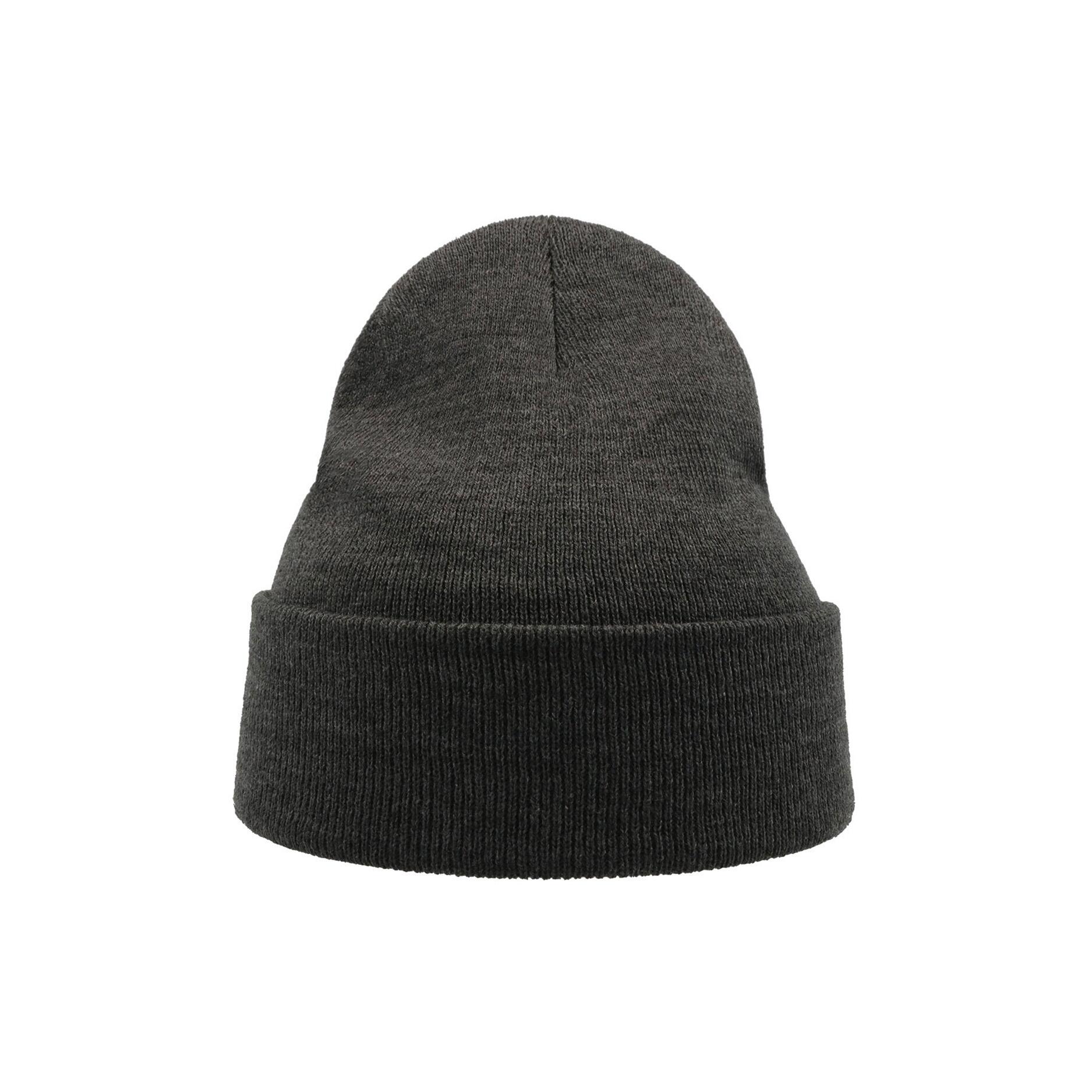 Wind Double Skin Beanie With Turn Up (Grey) 3/3