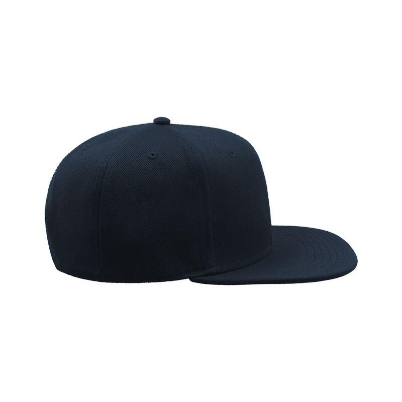 Casquette avec visière plate Mixte (Bleu marine)