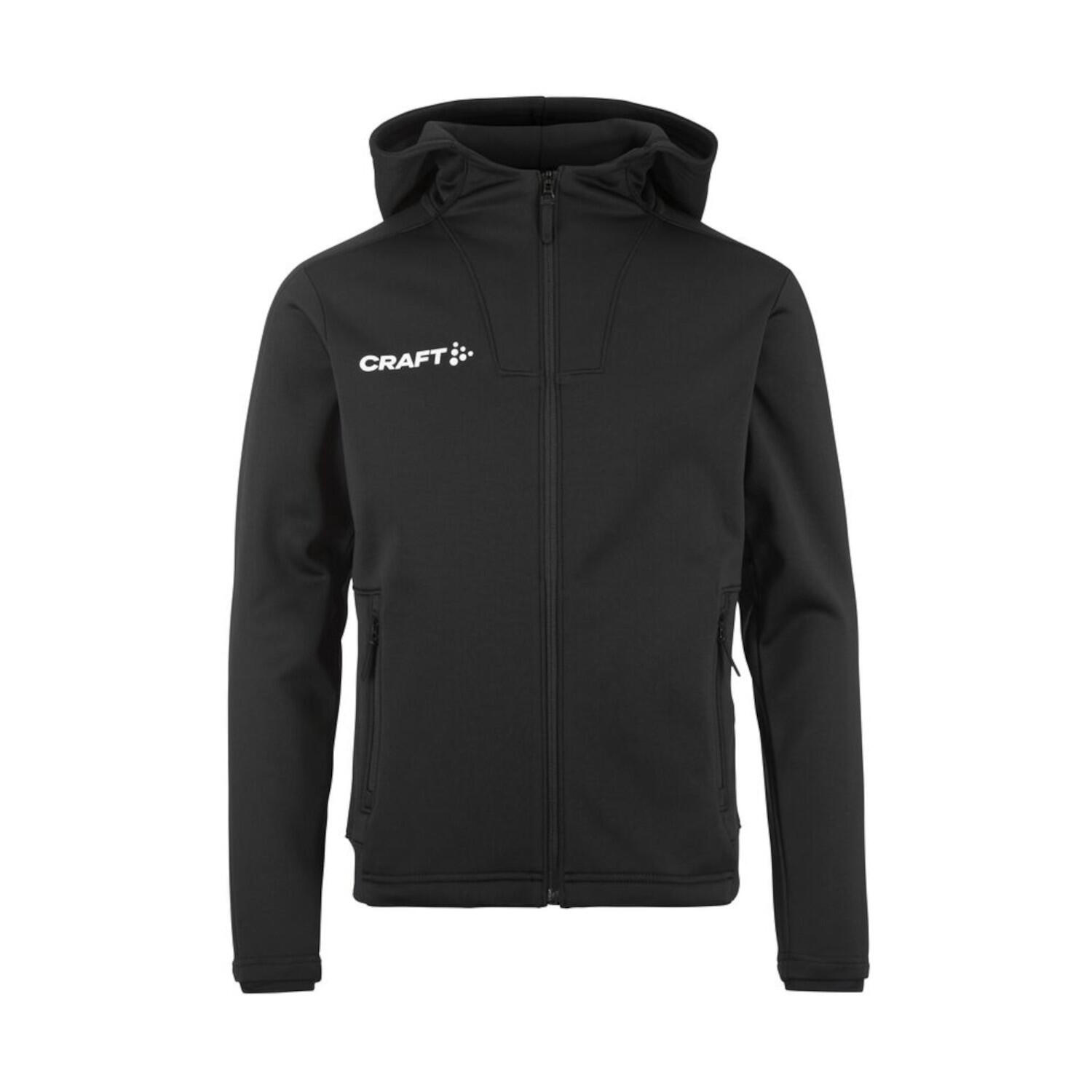 Craft Kinder Trainingsjacke Evolve 2.0 Brushed Hood Jacket JR 1916043 1/2