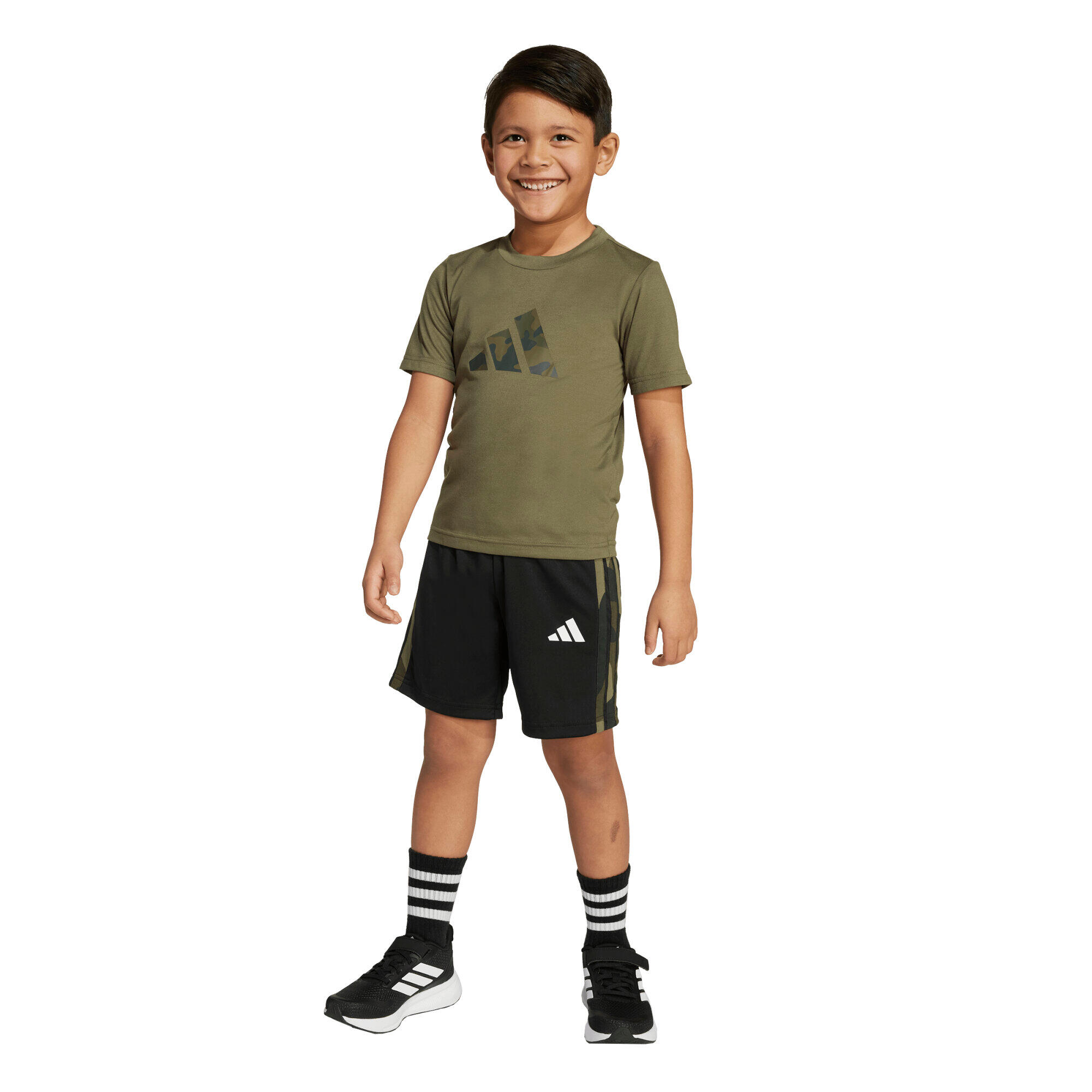 adidas Kinder Set Train Essentials Camo Print Set 3/13