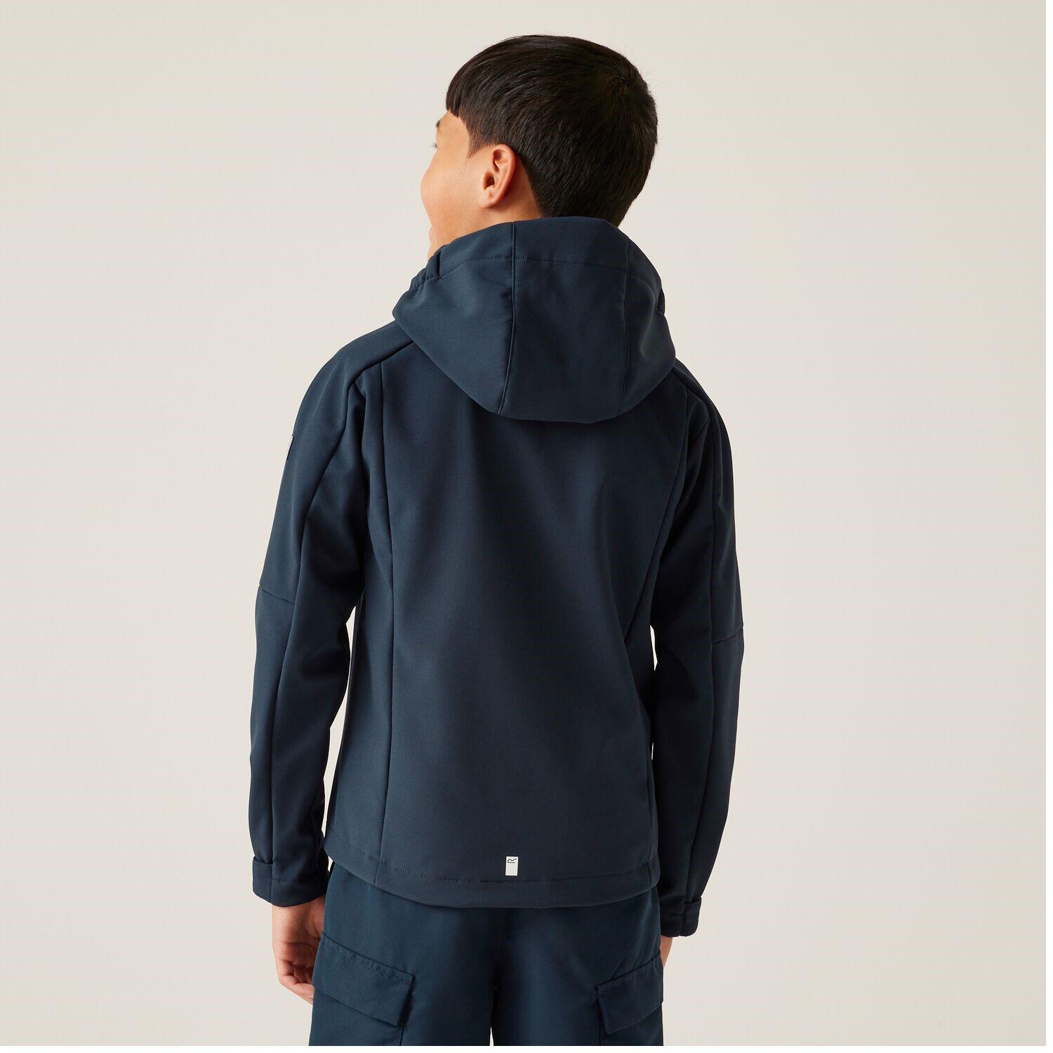 Regatta Acidity VIII Softshelljacke für Kinder mit Kapuze 4/7