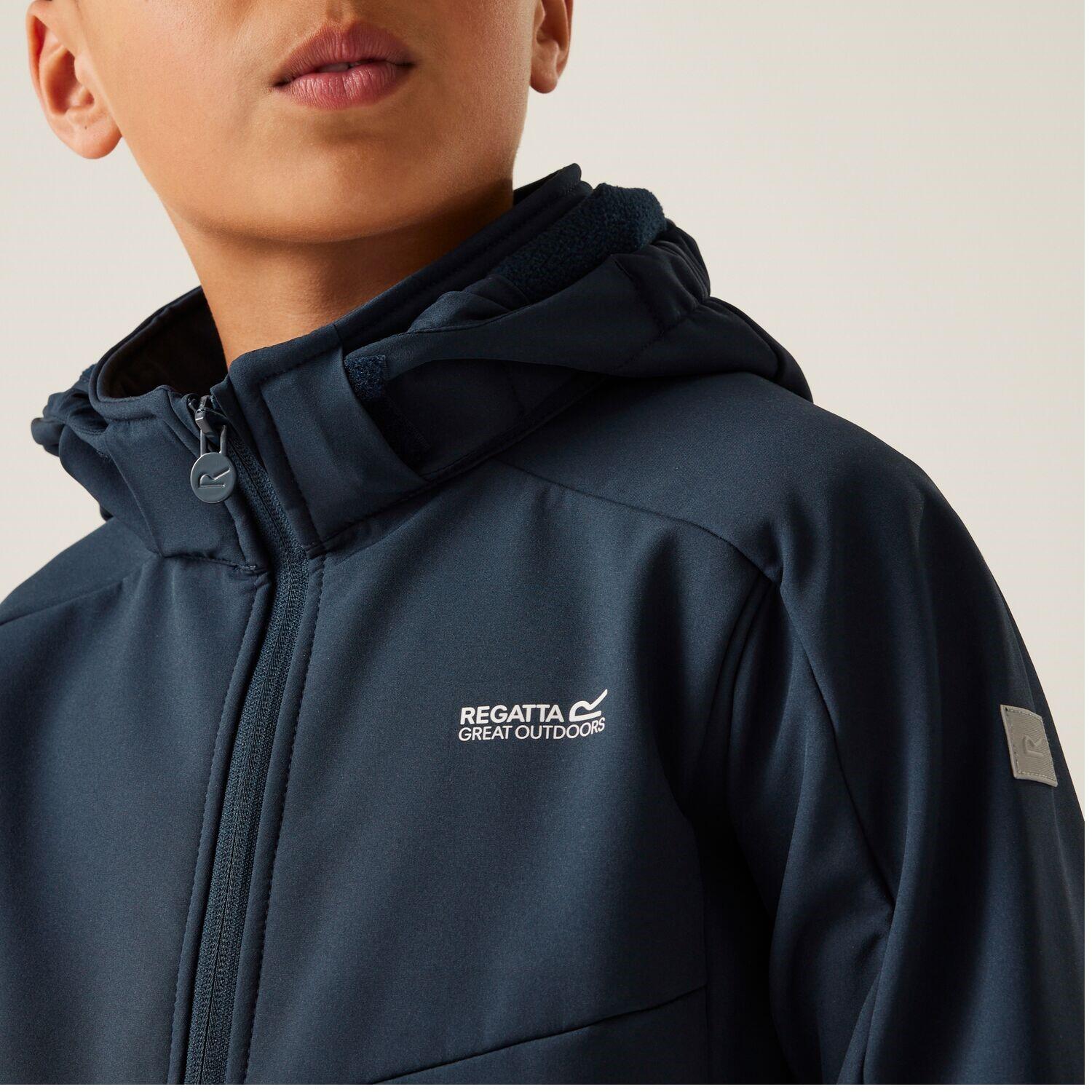 Regatta Acidity VIII Softshelljacke für Kinder mit Kapuze 6/7