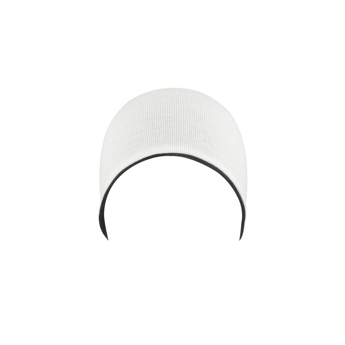 Extreme Reversible Jersey Slouch Beanie (White/Black) 4/4