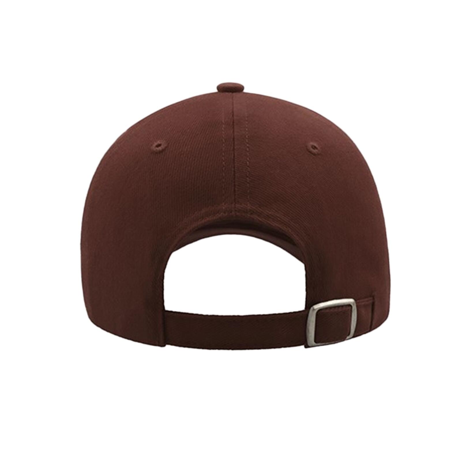 Liberty Sandwich Heavy Brush Cotton 6 Panel Cap (Brown) 2/3