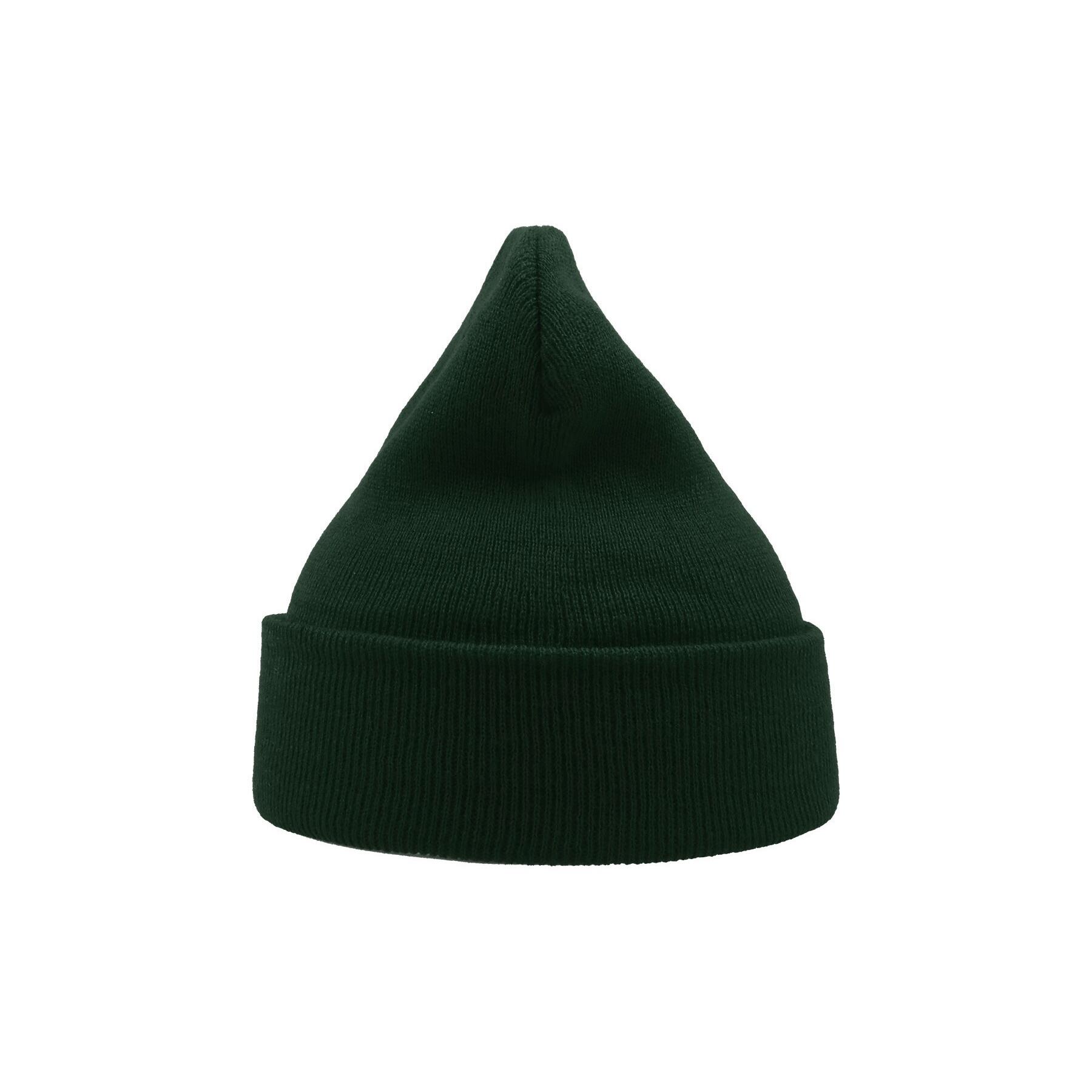 Wind Double Skin Beanie With Turn Up (Green) 2/3