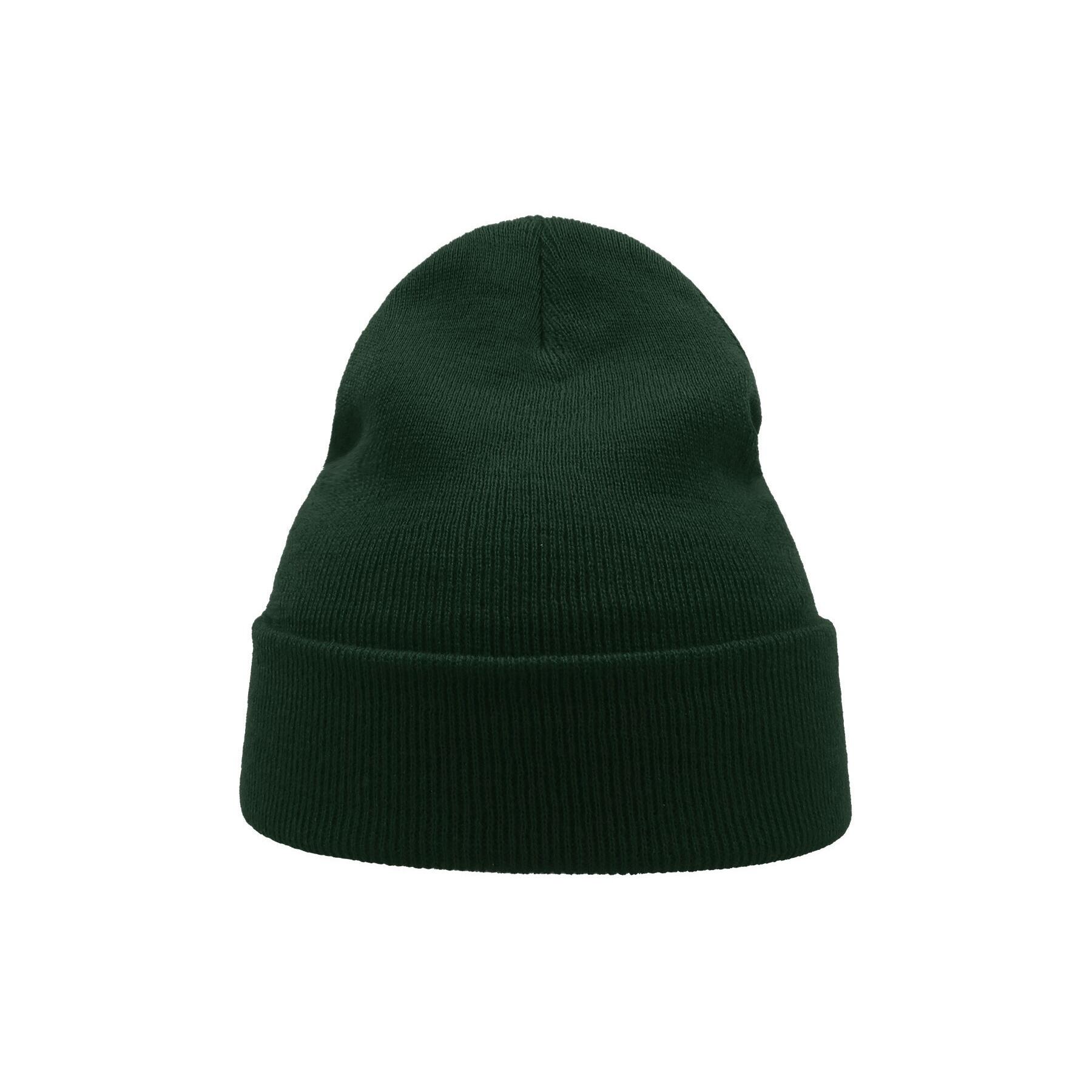 Wind Double Skin Beanie With Turn Up (Green) 3/3