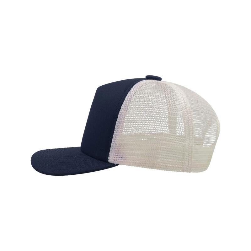 Casquette trucker visière milongue RECORD Mixte (Bleu marine)