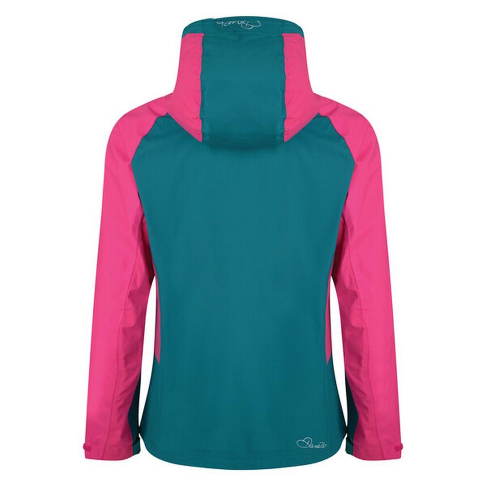 Dare2B Womens/Ladies Recourse II Jacket (Shoreline Blue/Cyber Pink) 2/5