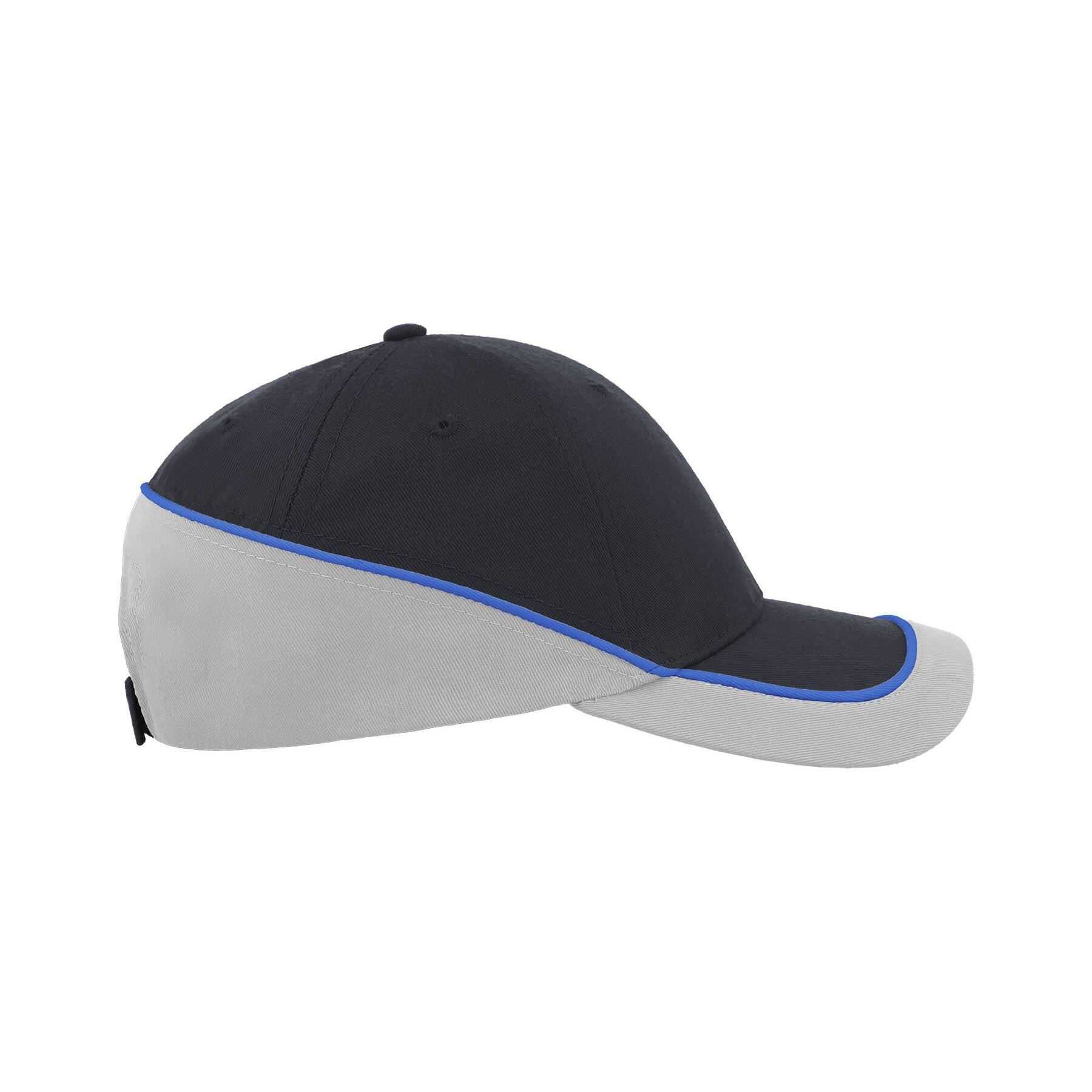 Racing Teamwear 6 Panel Cap (Navy/White) 4/4