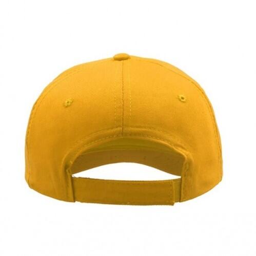 Childrens/Kids Start 5 Cap 5 Panel (Pack of 2) (Yellow) 2/3