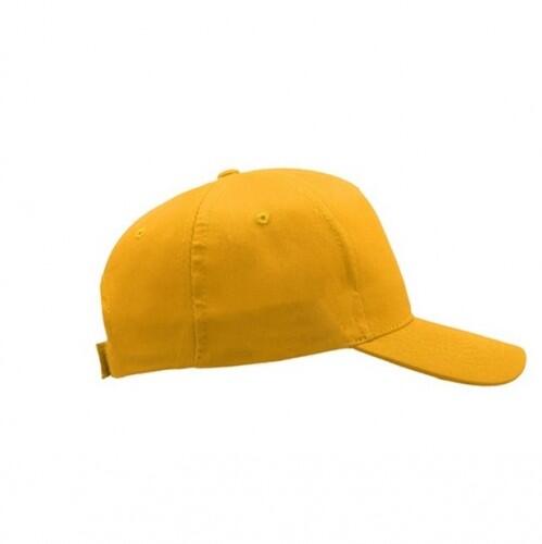 Childrens/Kids Start 5 Cap 5 Panel (Pack of 2) (Yellow) 3/3