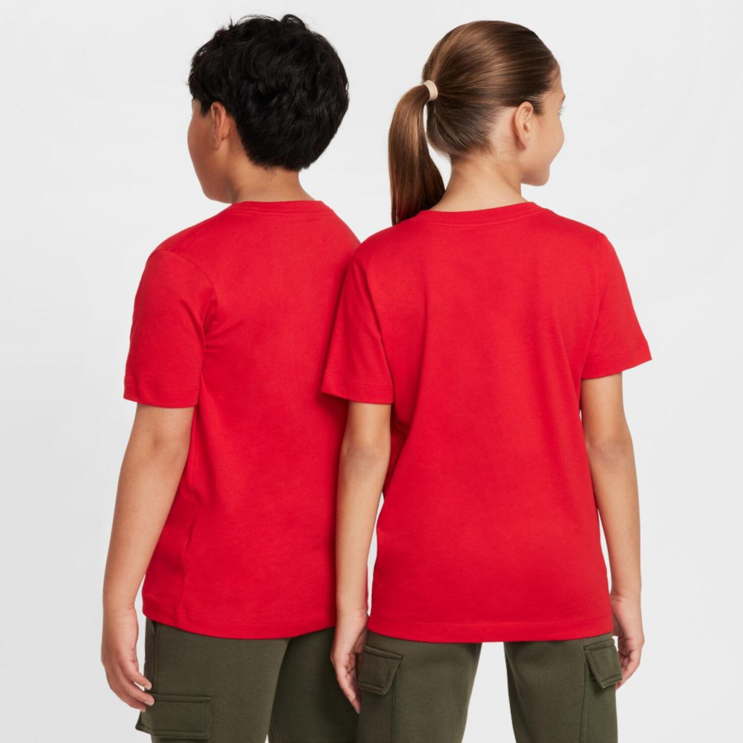 T-shirt junior nike rosso 2/4