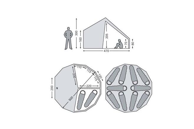 Nordisk Asgard Tipi tent 19,6 m² 2/5