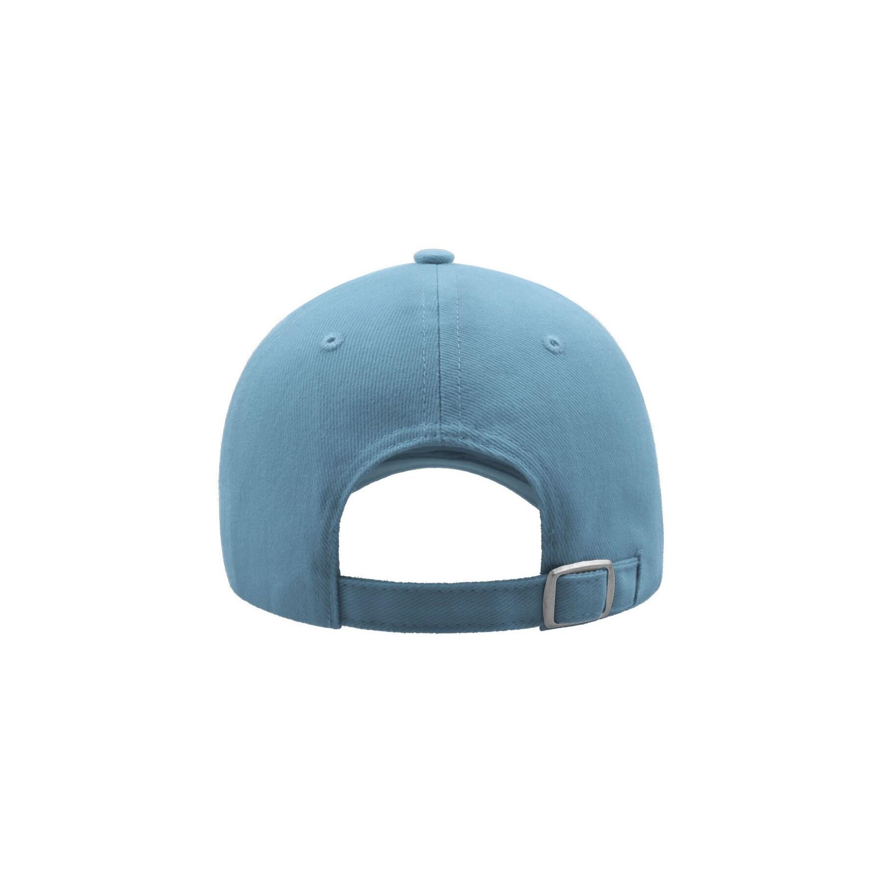 Liberty Sandwich Heavy Brush Cotton 6 Panel Cap (Light Blue) 2/4