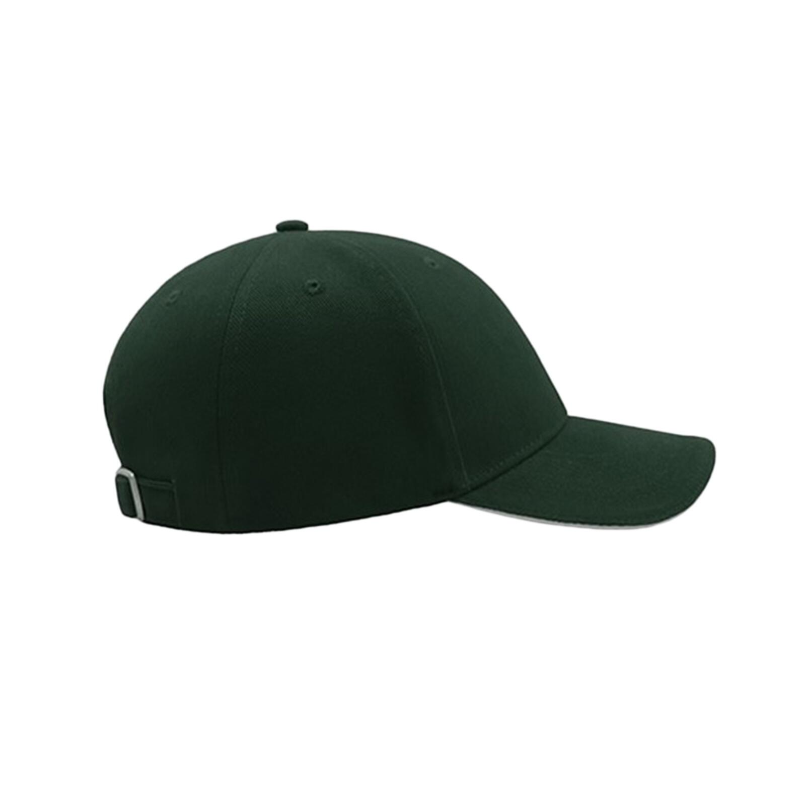 Liberty Sandwich Heavy Brush Cotton 6 Panel Cap (Green) 3/4