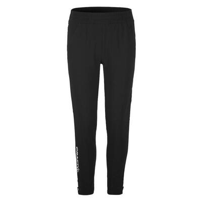 Craft rush 2.0 broek met doorlopende ritssluiting kinderen - zwart