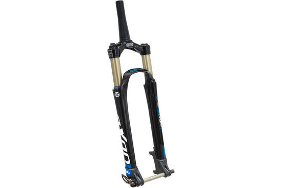 SR Suntour Axon Werx forcella 29" tapered RL-RC 100 mm nera.