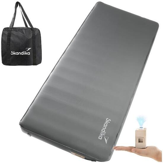 Mata kempingowa samopompująca Easy 3D Premium Flex z pompką USB-C, 1-osobowa