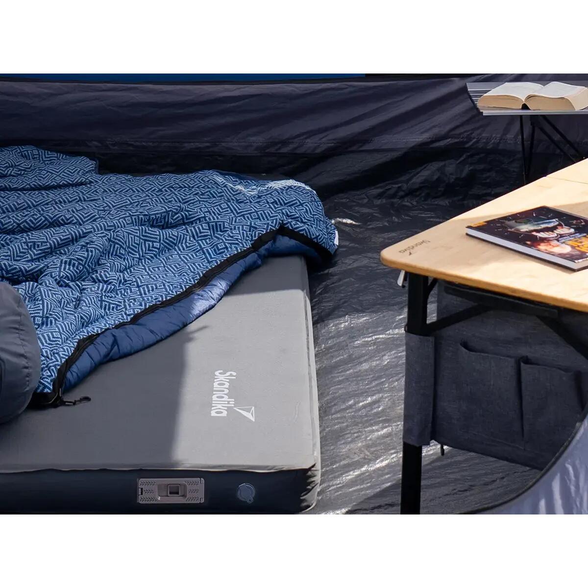 Matelas Gonflable Skandika Sveja Flex Pour 1 Personne - Pompe Intégrée, 199x102x40 Cm, Supporte 150 Kg - Pour Camping, Tente, Lit D'appoint - 8