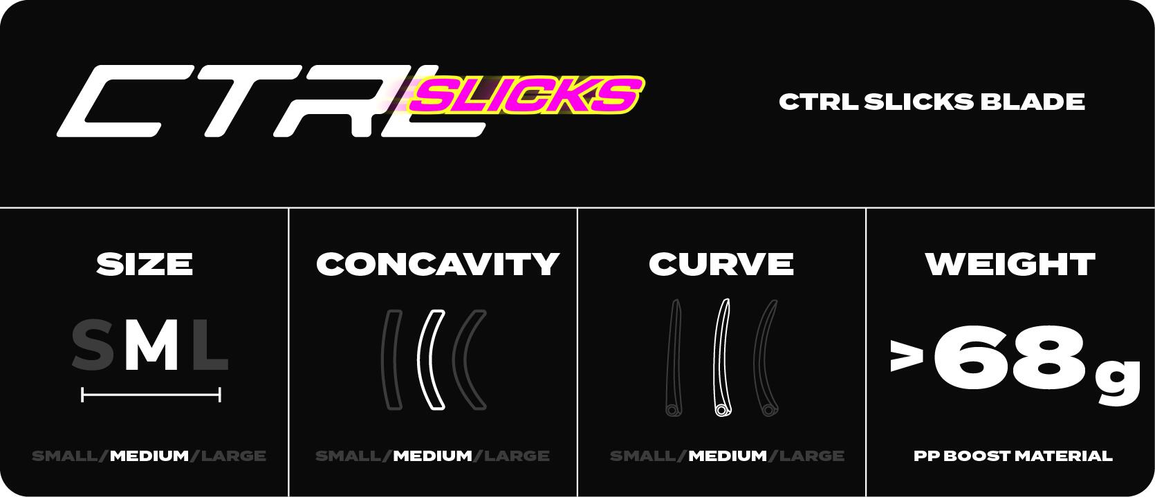 Florbalová čepel CTRL SLICKS PPB/PE PRAVÁ 2/7