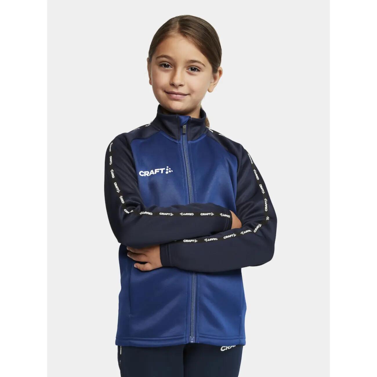 Craft Kinder Trainingsjacke SQUAD 2.0 FULL ZIP JR 1912730 3/6