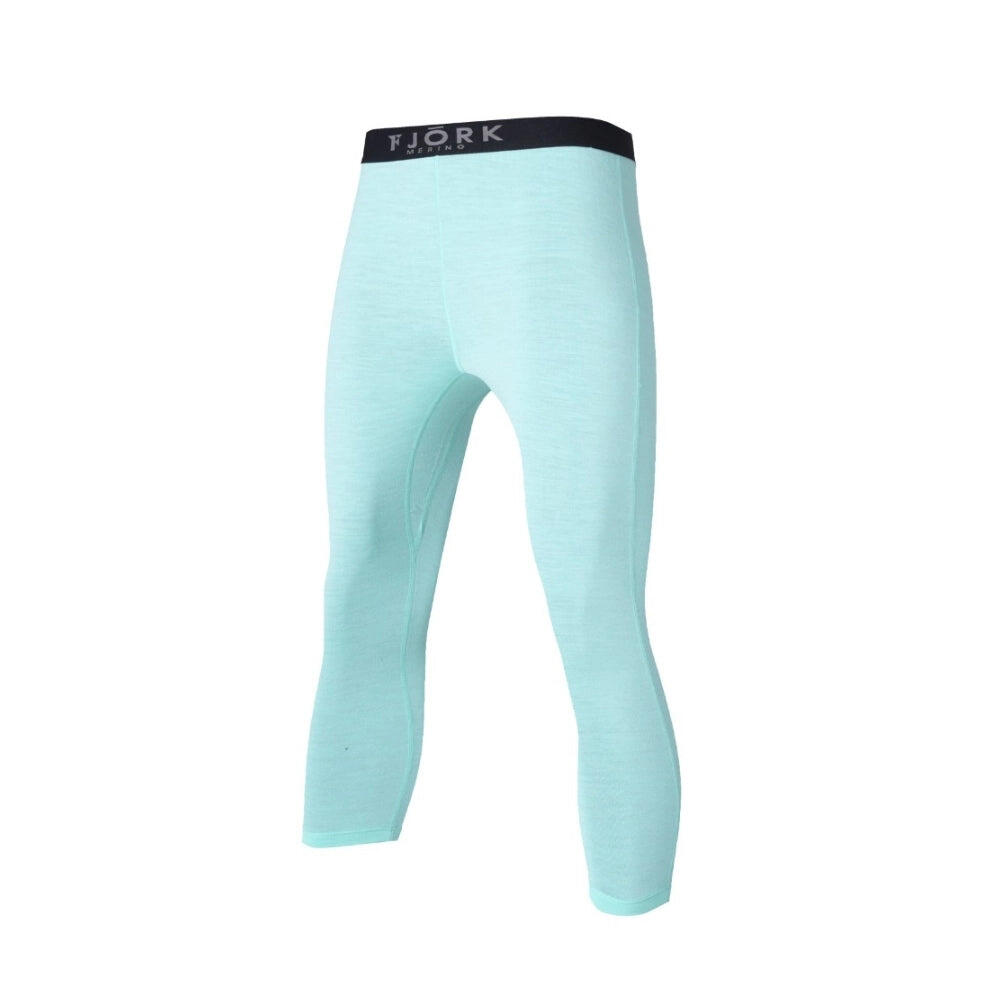 Fjork Merino - Legging Thermique 3/4 Femme 100% Laine De Mérinos - Bjork 210 - Legging - Vert - 44 L - Decathlon