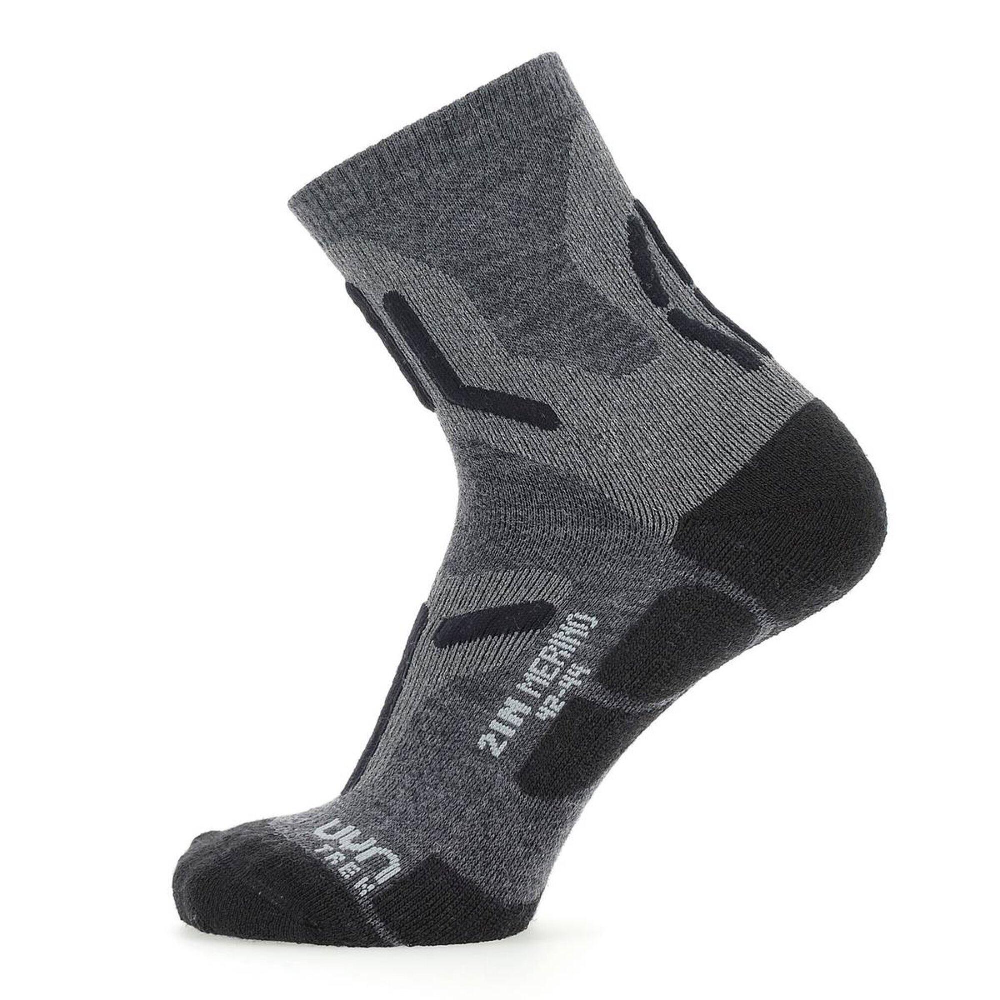 Uyn - Trekking 2in Merino Chaussettes De Randonnée Homme - Chaussettes - Gris|marron|multicolore - 39/42 - Decathlon