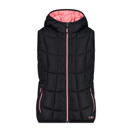 Doudoune à capuche sans manches fille CMP