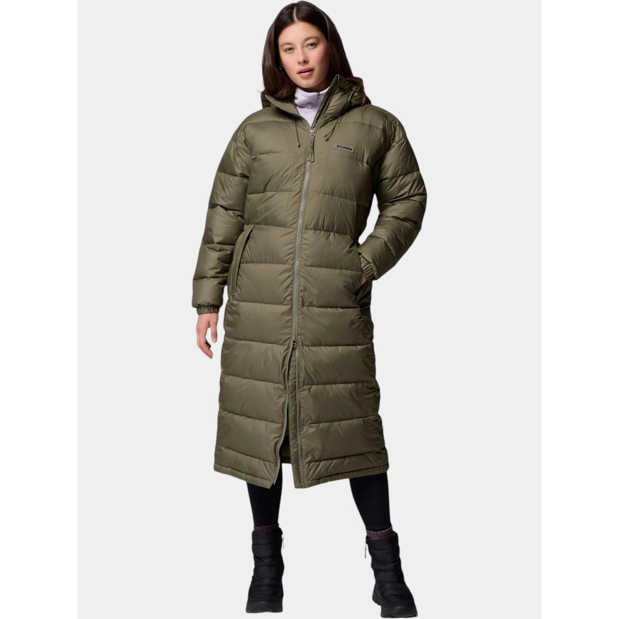 Columbia - Manteau D'Hiver Femme Pike Lake Iii Long - Doudoune Synthétique - Vert - Decathlon