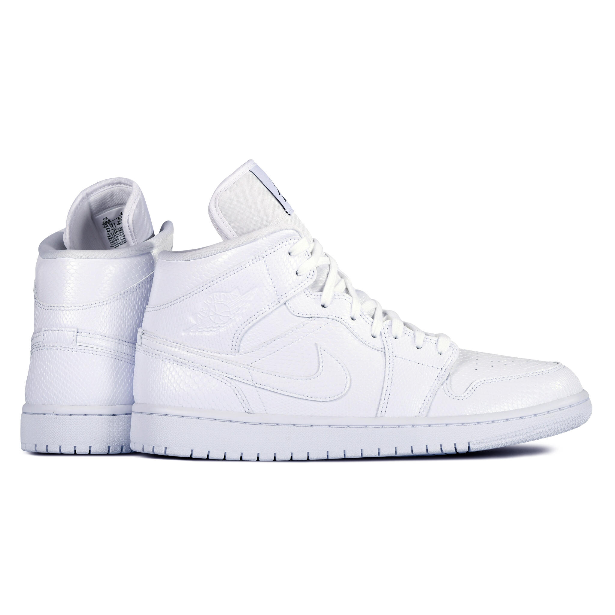 Air Jordan 1 Mid White Snakeskin - Taille : 37.5 EU 4/4