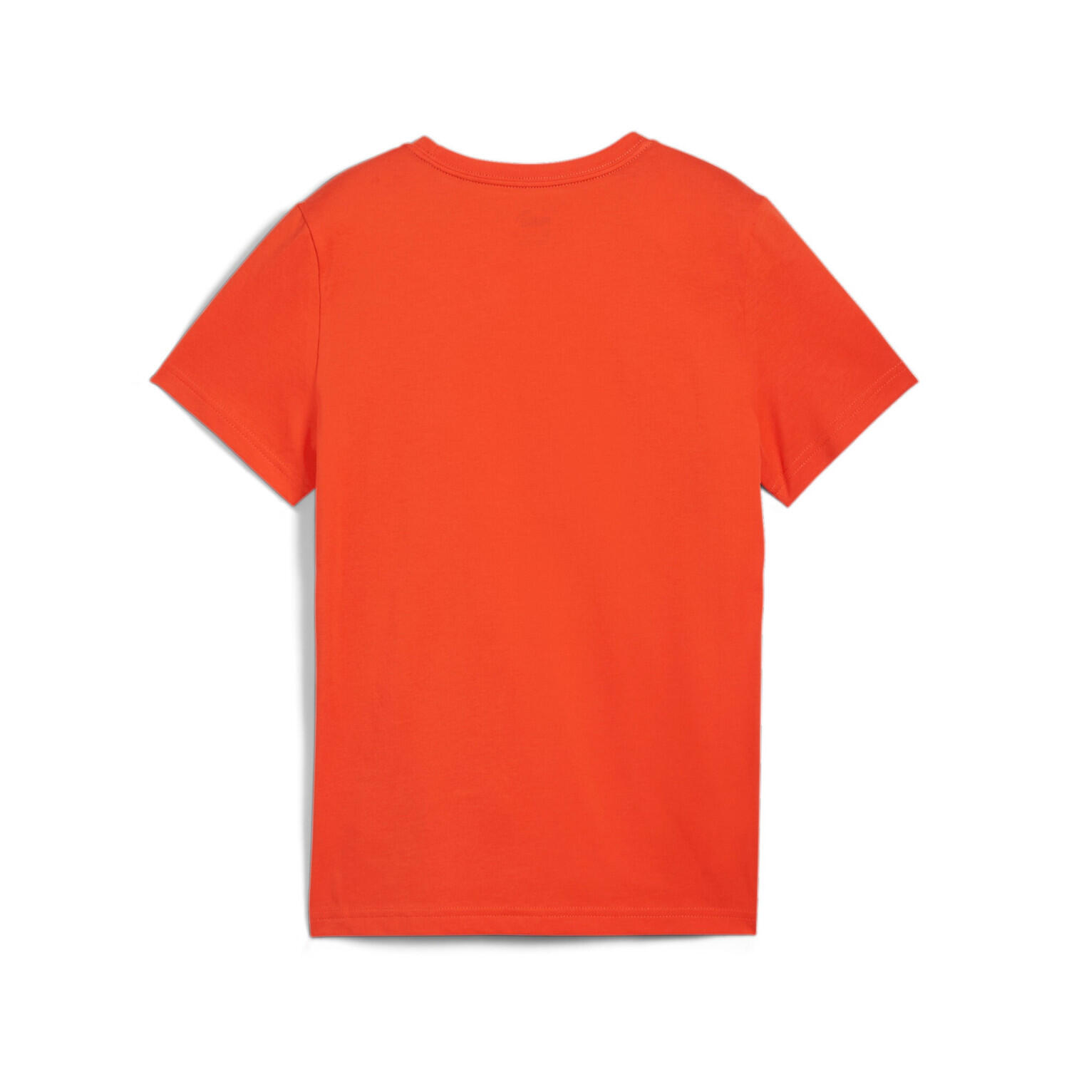 PUMA Camiseta Niño 2 Col Logo Jr naranja algodón 3/3