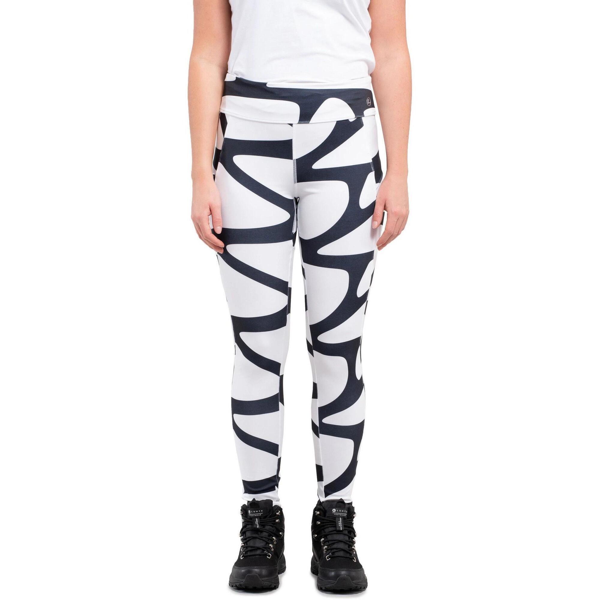 Luhta - Leggings Femmes Erikas - Legging - Blanc|noir - Decathlon