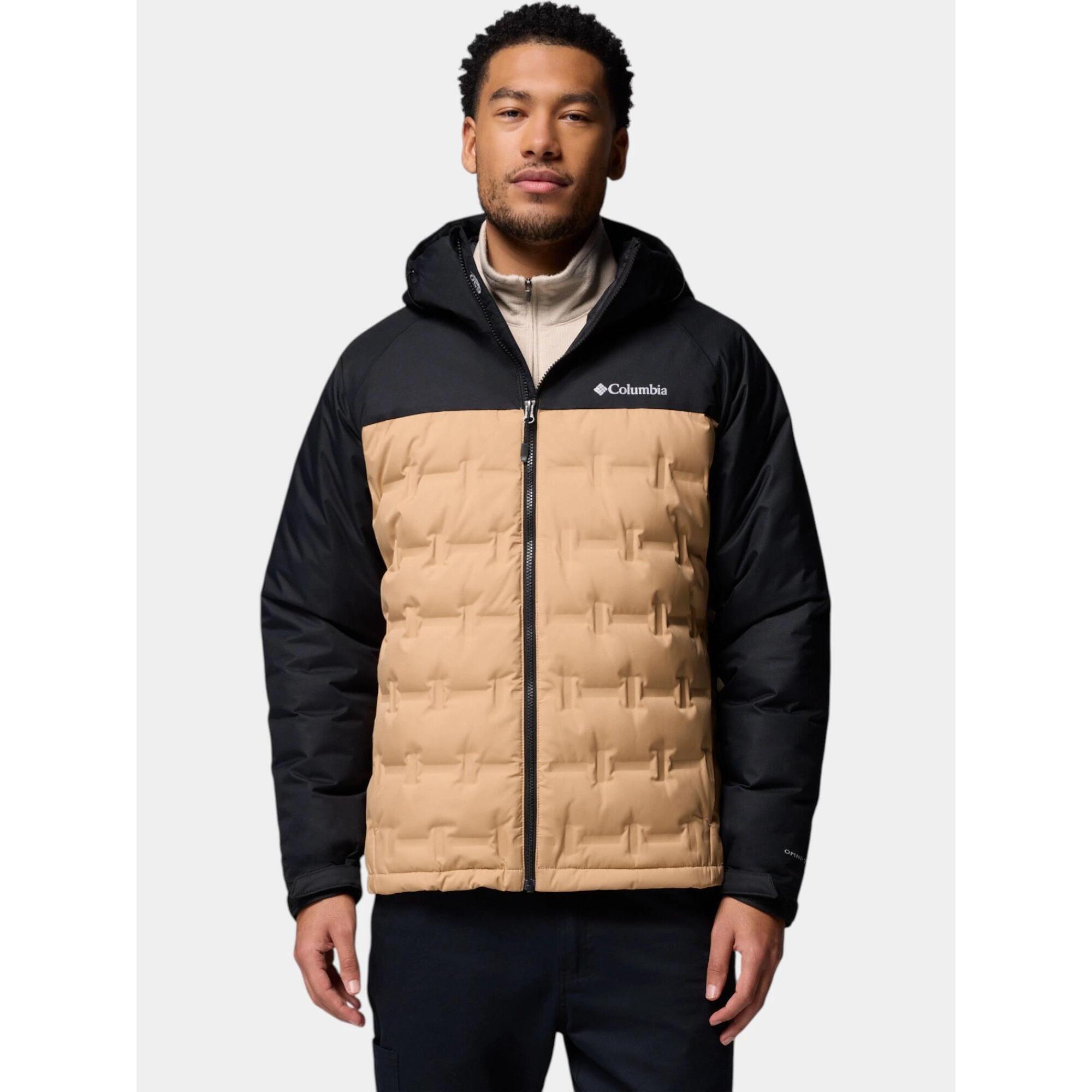 Columbia - Doudoune Homme Grand Trek Iii - Doudoune Duvet - Beige|noir - Decathlon