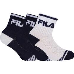 Fila Lot 3 Chaussettes Garçon Quarter Blanc/Marine 27-30