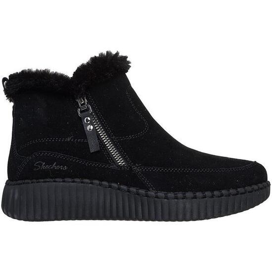 Stiefel Skechers Wilshire Blvd - Fresh Zip, Schwarz, Damen