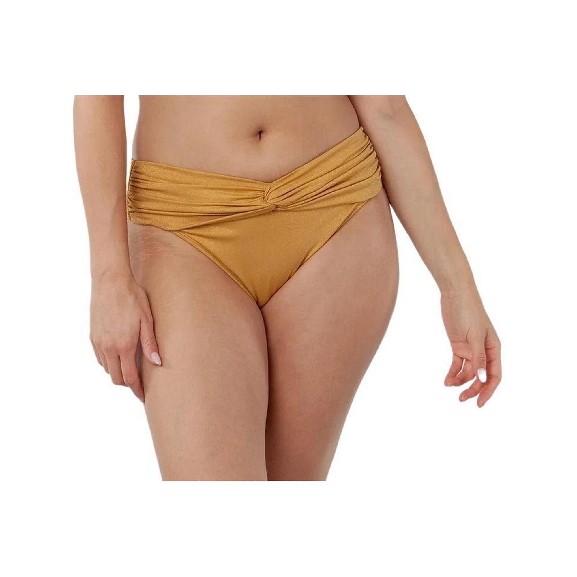 Barts - Bikini Femme Elviot High Waist - Bas De Maillot De Bain (bikini) - Jaune - Decathlon