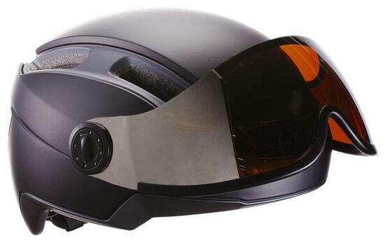 Casque Indra speed 45 avec masque intégré Noir Mat