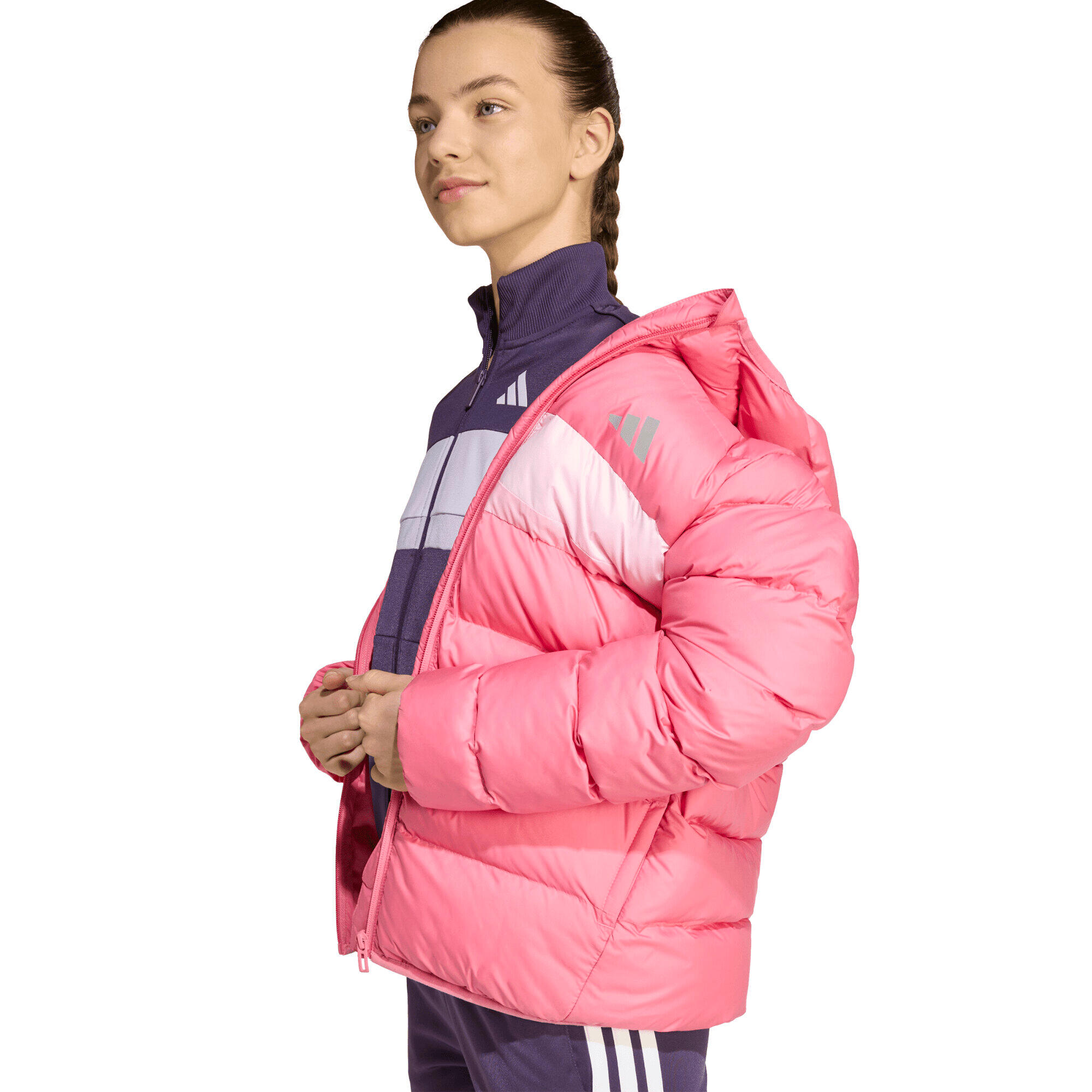 Manteau Adidas modèle JL7433 pour filles 5/6