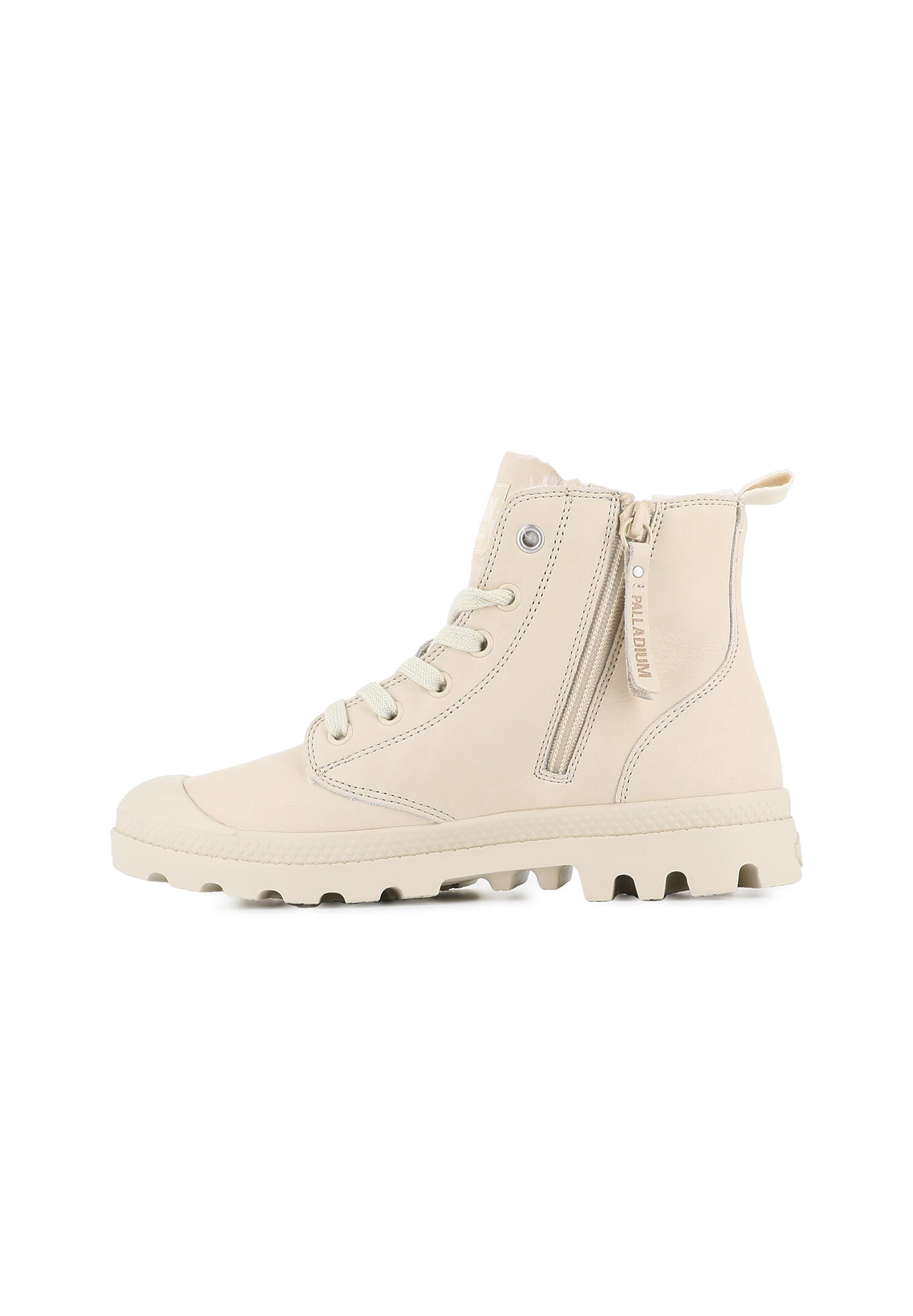 Botines Mujer Palladium Pampa Hi Zip Wl Beis 4/6