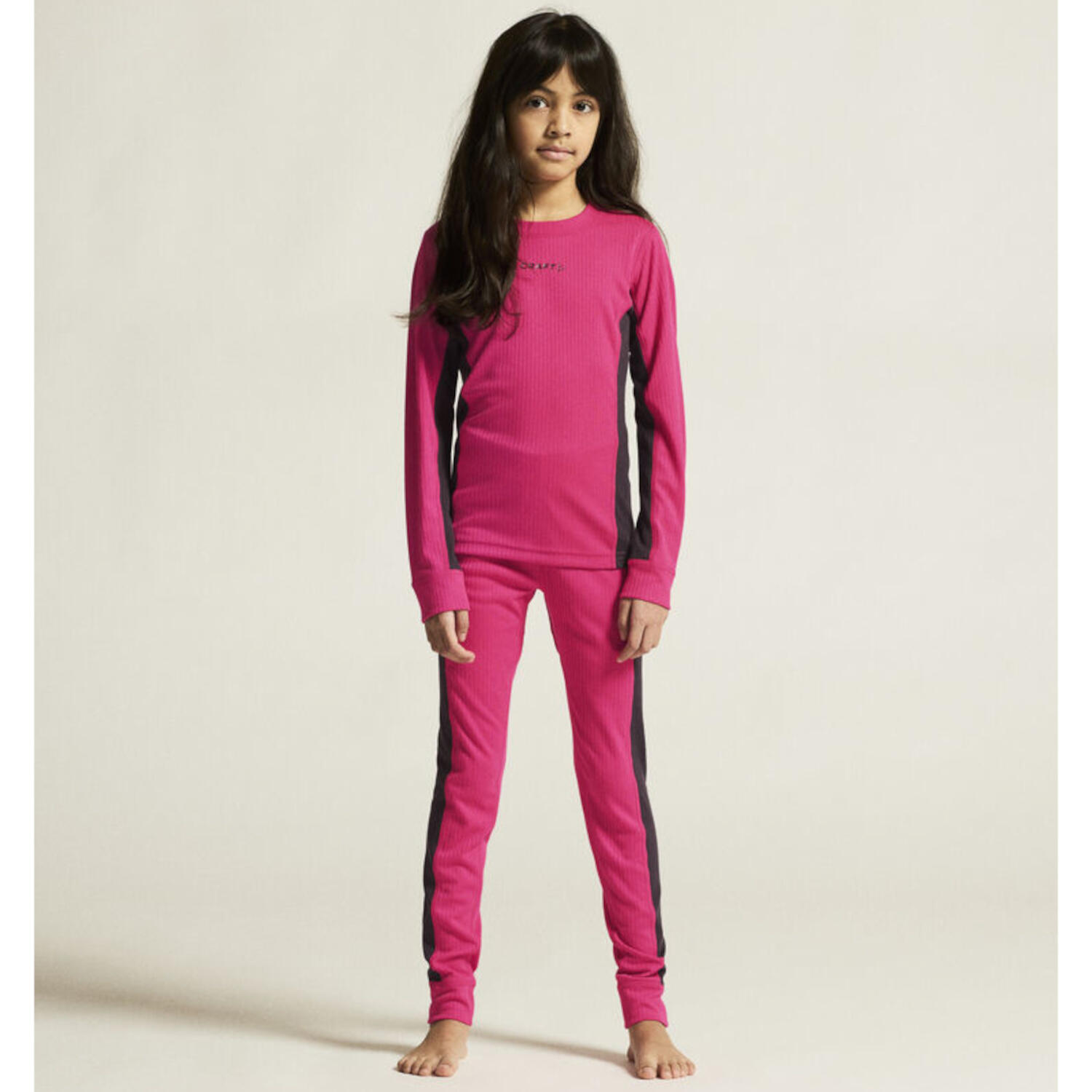 Ensemble thermique Craft Core Dry enfants - Rose 2/5