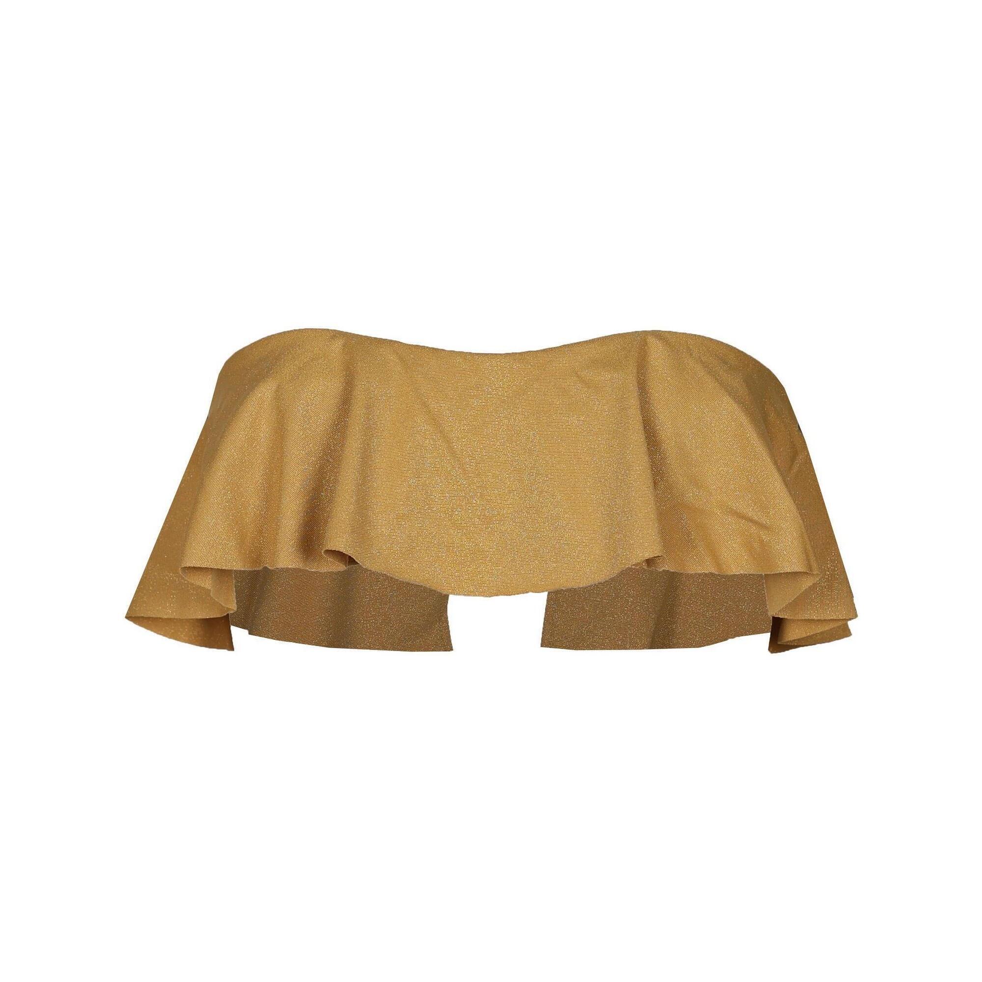 Barts - Haut De Bikini Femme Elviot Ruffle Bandeau - Haut De Maillot De Bain (bikini) - Jaune - 36 Xs - Decathlon