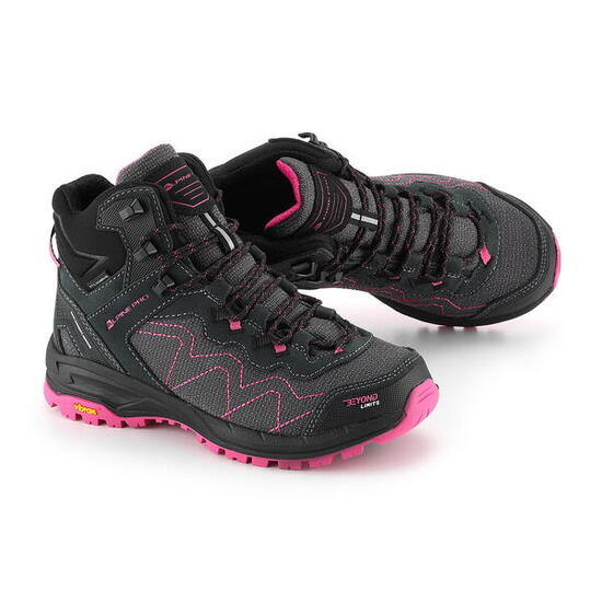 Buty wysokie trekkingowe unisex Alpine Pro Cerne 2 Vibram