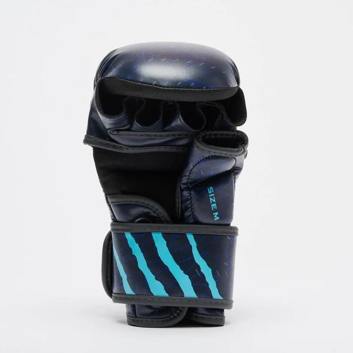 Guantillas MMA amateur Leone1947 PRIMAL INSTINCT azul XL 4/7