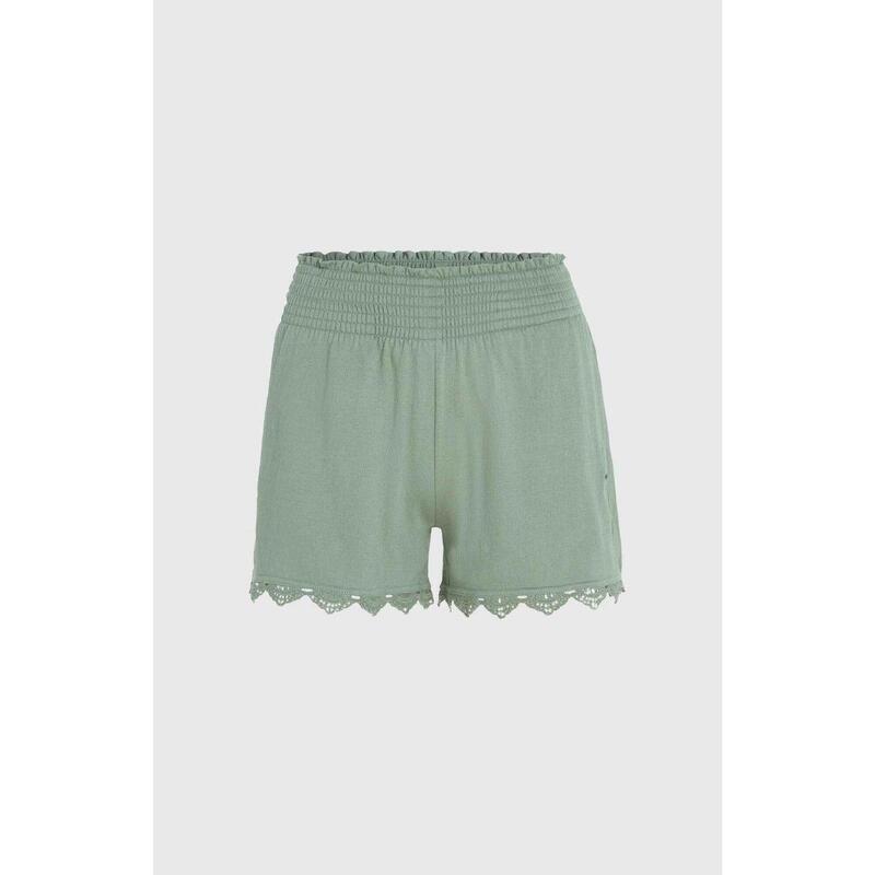Pantaloni scurti Essentials Ava Smocked Shorts femei