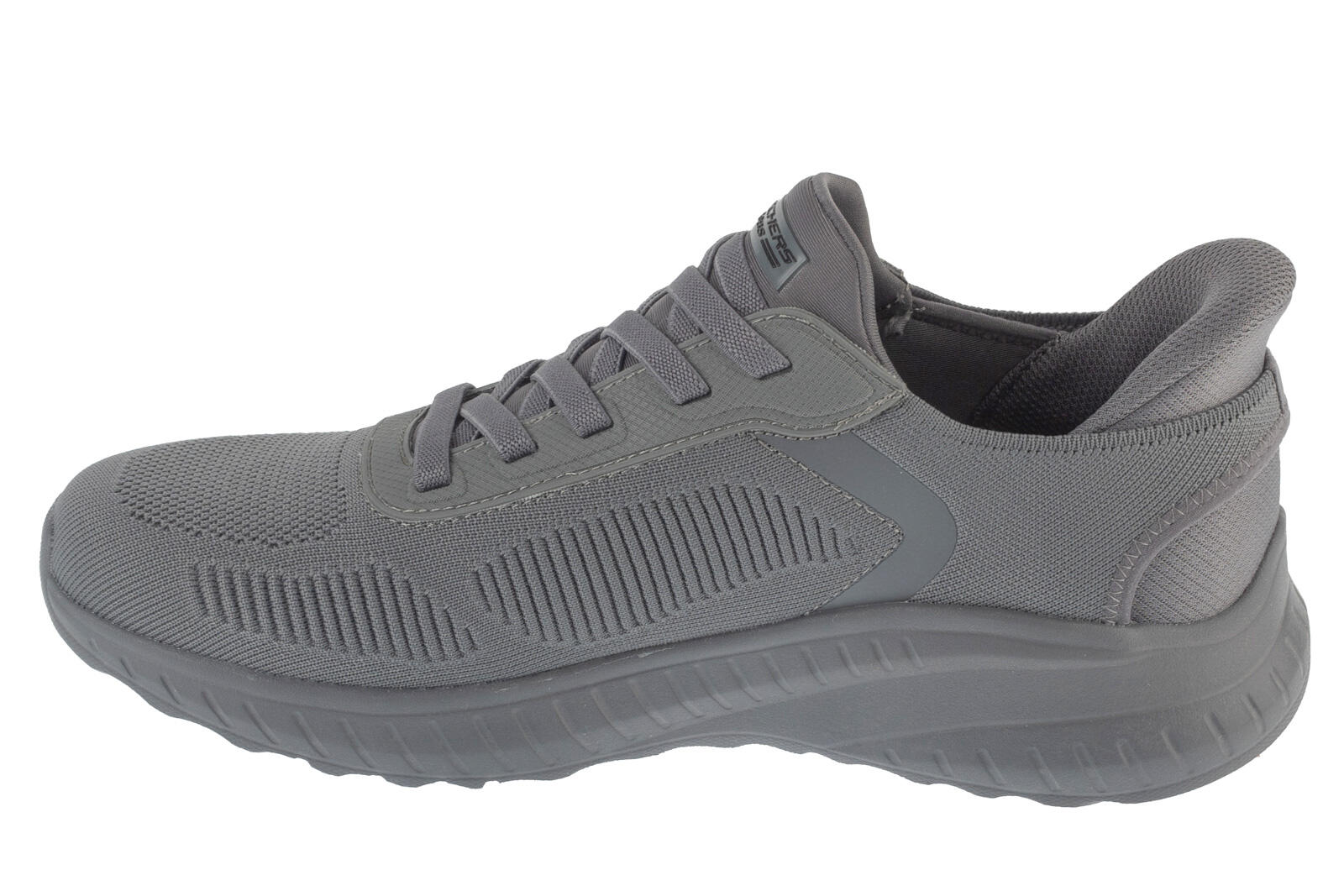 Chaussures Slip-ins: Bobs Sport Squad Chaos - Solid Step - 118312-DKGY Gris 2/5