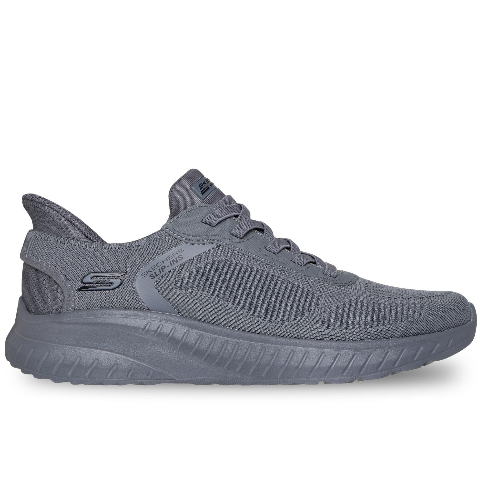 Chaussures Slip-ins: Bobs Sport Squad Chaos - Solid Step - 118312-DKGY Gris 5/5